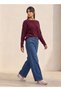Straight Fit Cotton Trousers with Drawstring Waist - 5
