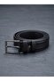 Genuine Leather Men's Jeans and Canvas Belt 4.3 cm Wide - 6