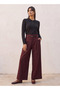 Youth Wide Leg Trousers with Belt - 2