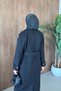 Mest Buckle Trench Coat Black - 4