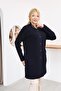 Plus Size Long Knit Cardigan with Pockets - 8
