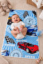 Washable Baby Changing Pad - Liquid-Proof Quilted Care Cover, Cotton 50X70 Car Pattern