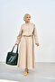 Women's Hidden Zipper Adjustable Waist Skirt Suit Stone - 2