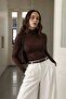 Turtleneck Women's Transparent Blouse 52115061 - 3