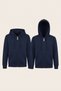 Girls' and Boys' Cardigan Sweatshirt with Hood, Fleece Lined, 100% Cotton - 4