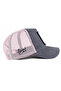 Anthracite-Pink Trucker Hat with Leopard Logo - 4
