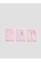 Vizyon New Season Pink Printed Girls' Panties 3-Piece Set