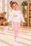 Girl's Bow-Tie 2-Piece Tracksuit Set