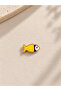 Adjustable Anklet with Yellow Enamel Fish Figure - 3