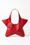 Staria Red Star Charm Tote Shoulder Bag - 3