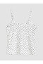 Peak New Season White Spotted Rope Strap Women's Shorts Pajama Set - 8
