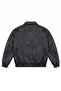 Bomber Unisex Loose Fit Leather Jacket - 4