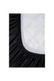 100% Cotton Black Satin Duvet Cover Set Double Size - 4