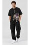 Yuta Okkotsu Anime T-Shirt – Jujutsu Kaisen Rika Printed Black and White Oversized T-Shirt - 2