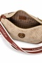 Unicorn Printed Thick Strap Women's Shoulder Bag Khaki - 5