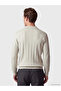 Vizyon New Season Gray Polo Collar Soft Touch Men's Knitwear Sweater - 4