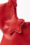 Staria Red Star Charm Tote Shoulder Bag - 4