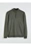 Zippered Stand Collar Men's Knitwear Sweater - 6