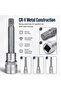 M9 Spline Bit Socket 1/2 Inch Drive, 4 Inch Long CR-V Metal Triple Square Socket Tool For Ratchet, Car Repair, Workshop & DIY Maintenance - 3