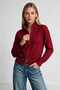 Zippered Knitwear Cardigan 4402 Lki̇0070 Red - 2