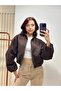 Women's Checkered Bomber Jacket
