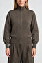 Zippered Knitwear Cardigan 4402 Lki̇0070 Vi̇zon - 4