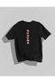 Jujutsu Kaisen Sukuna Printed Oversize Anime T-Shirt Black White Unisex - 3