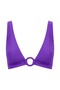 Summer Triangle Bikini Top, Recycled Fabric, Wide Straps