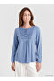 Quality Pieces from Çelebi Store: Tie-Down Roba Collar Embroidered Blouse