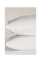 Cotton 2-Piece Classic Pillowcase with Cord Detail - Standard 50 × 75 cm