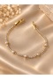 Zircon Stone Pearl Model Extended Waterway Bracelet - 3