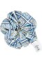 Printed Scrunchie Hair Tie 10X10 Cm, Colorful and Soft Textured Accessory - 2