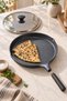 Marina 32 cm Fish Pan with Removable Handle and Lid, Pancake Pan - 2