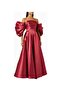 Off-Shoulder Gown in Low-Cut Long Women's Dress