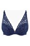 Rosessence Push-Up Bra with Stones, Stylish Lace and Graphic Design Back