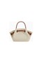 Hana Mini Tote Brown Canvas Bag - 3