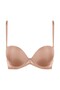 Sheer Emotion Bandeau Bra with Underwire, Removable Straps, and Graphic Embroidery Model