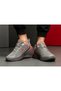 24130 Scoot Men's Gray Orange Cloth Air Orthopedic Memory Foam Lightweight Walking Casual Sneaker Sports Shoes - 2