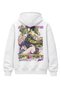 Oversize Jojo's Bizarre Adventure Back Printed Hooded Sweatshirt, Unisex Anime Themed Hoodie - 3