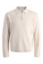 Jprmilano Stitch Knit Zip Polo Sn Cloud Dancer - 7