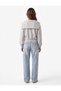 Regular Fit Modal Fabric Long Sleeve Turn-Down Collar Basic Sweatshirt - 3