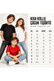 Short-Sleeved New Flag-Waving 2 Children and Ataturk 29 October Printed Cotton T-Shirt - 3