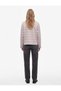 Three-Thread Ribbed Cotton Long Sleeve Comfortable Fit Striped Polo Collar Sweatshirt - 3
