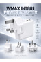 INT801 Universal Power Adapter with 3 Interchangeable Plug Adapters, Multi-Purpose Travel Charger, Compact AC Power Adapter for Home, Office and Travel - 7