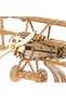 Puzzle 3D din lemn cu avion biplan