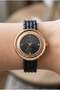 Rose-Black Women's Wristwatch |   33 mm Modern Design, Stylish and Aesthetic Appearance - 3