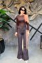 Spanish Style Self-Belted Premium Quality Fabric Trousers Sun544 - 2