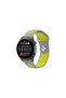 Watch 22mm sport perforated band - gray-green