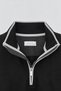 Half-Zip High-Neck Sweatshirt |   Mew2211445-1 - 6