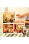 DW021 Kit de construcție casă miniaturală Cafenea Hon Kong Bites - 5